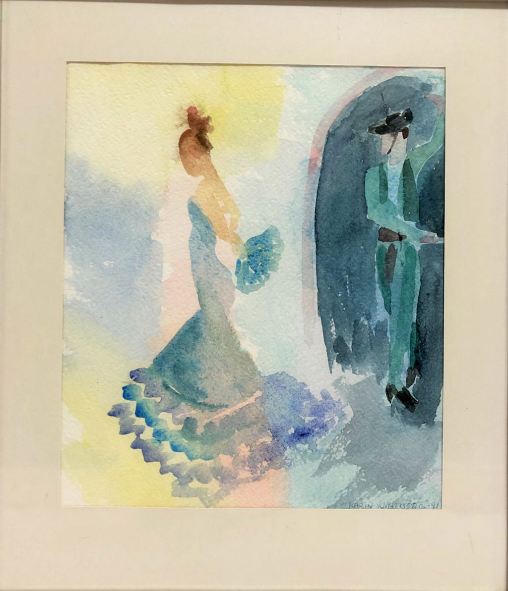 'Spansk bild', ett konstverk av Karin Wihlborg