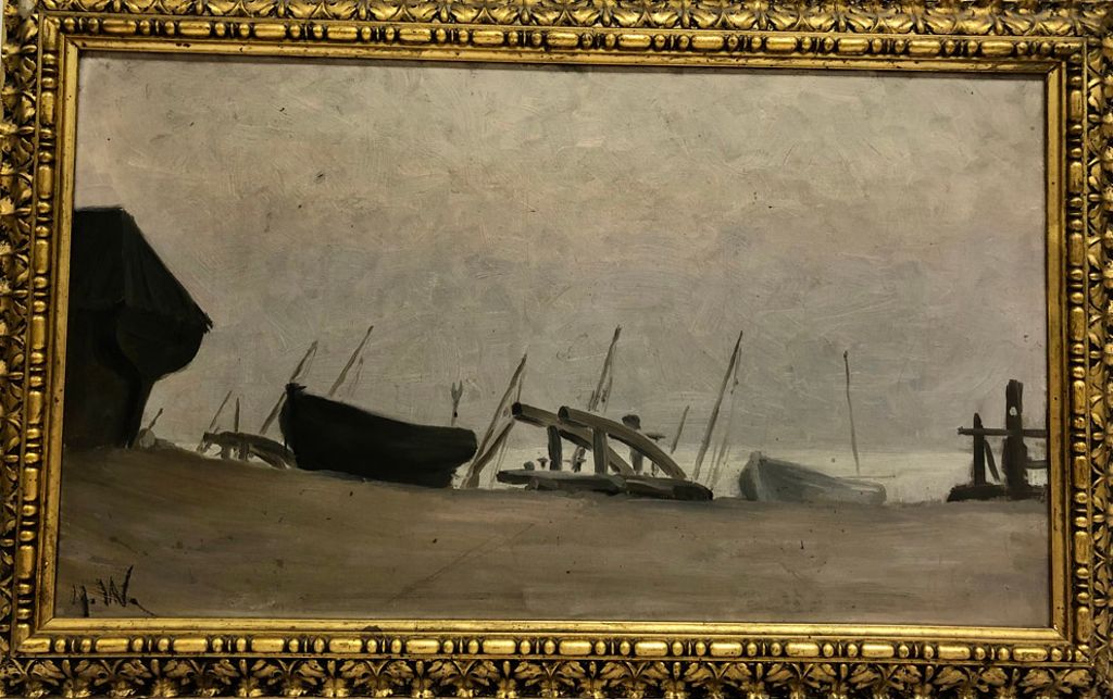 'Strandmotiv', ett konstverk av Maria Wrangel