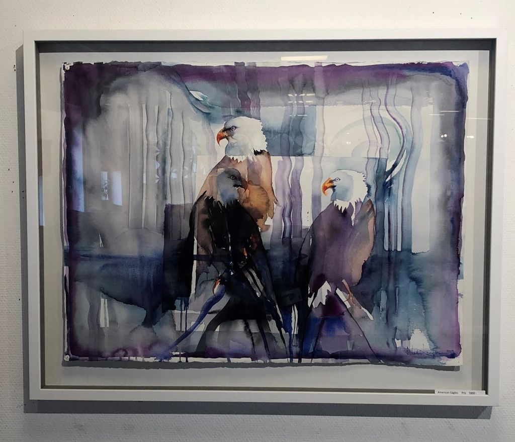 '16 American Eagles', ett konstverk av Nadjib Kamgar