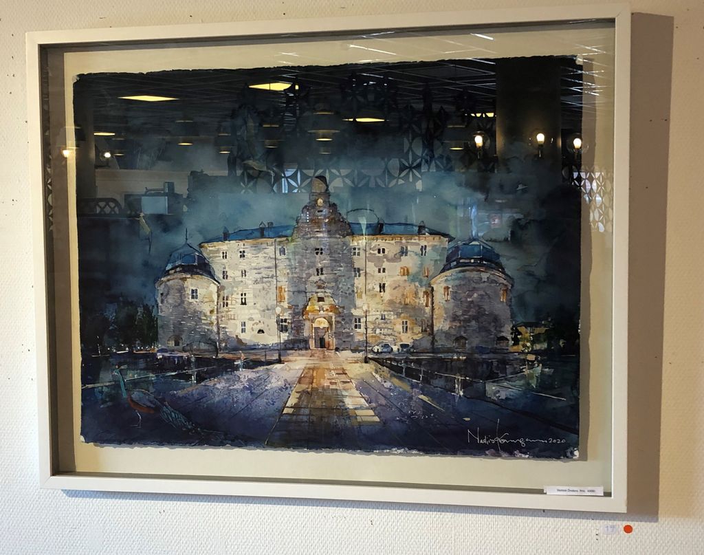 '19 Slottet Örebro', ett konstverk av Nadjib Kamgar