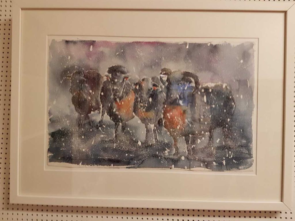 'Gutefår ', ett konstverk av Barbara Månsson