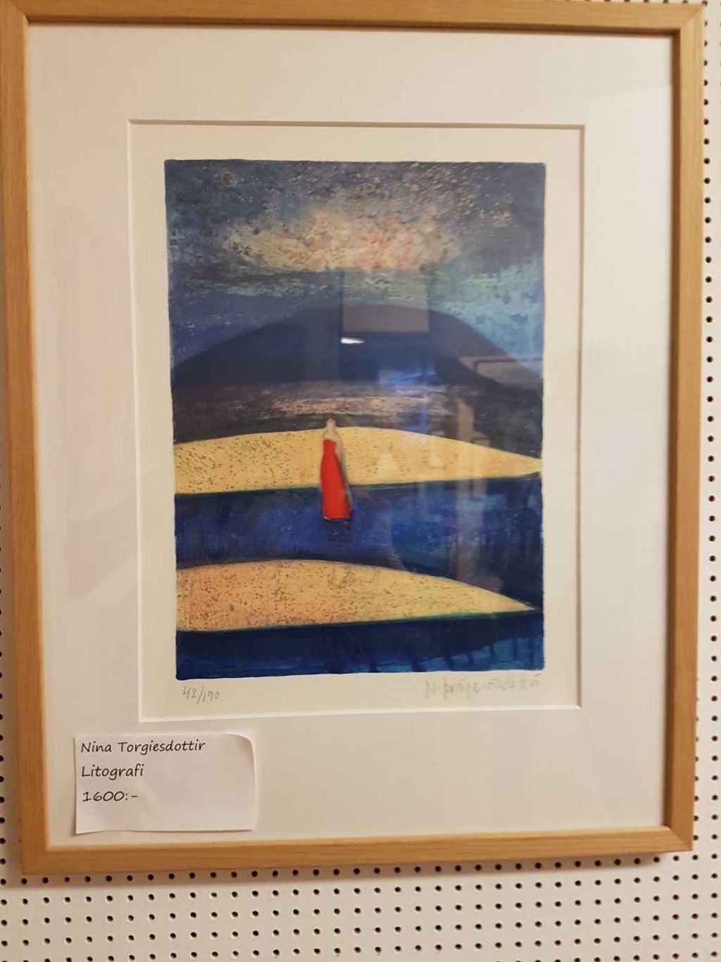 'Förhoppningsflod', ett konstverk av Nina Thorgeirsdottir