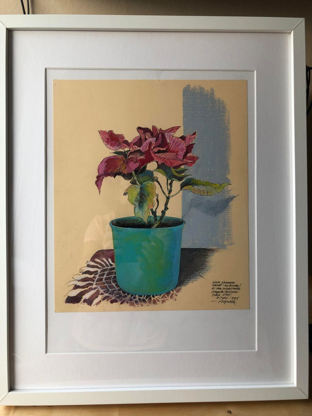 'Julblomma', ett konstverk av Stig Allan Agroth