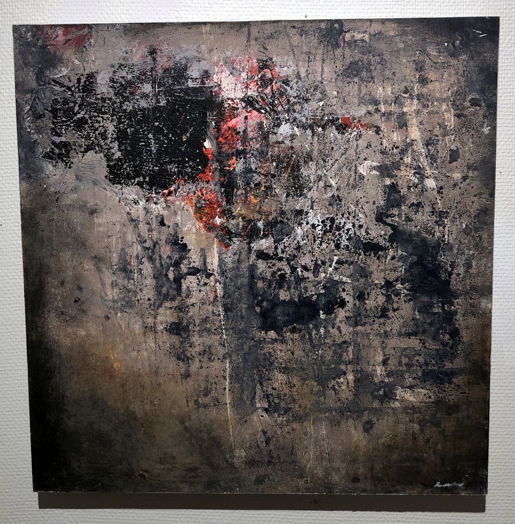 'Vägg', ett konstverk av Bertil Fredholm