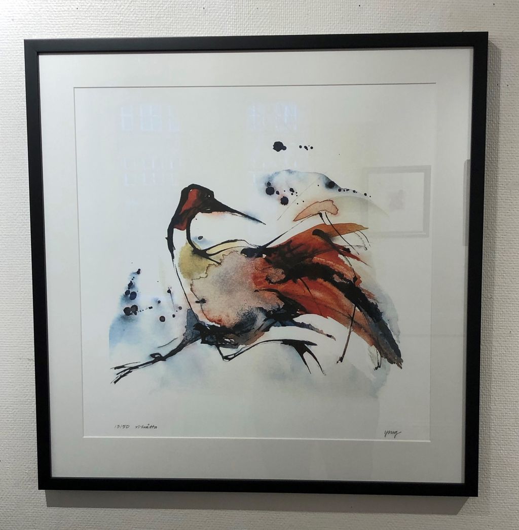 'Yrhätta', ett konstverk av Ylva Molitor Gärdsell