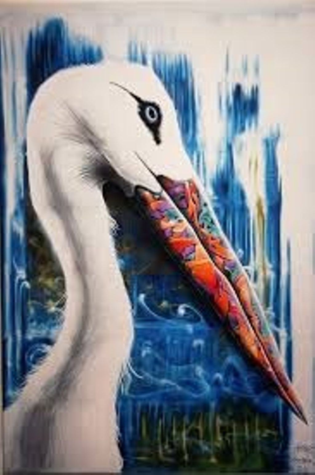 'Stork', 2019, ett konstverk av CarArt