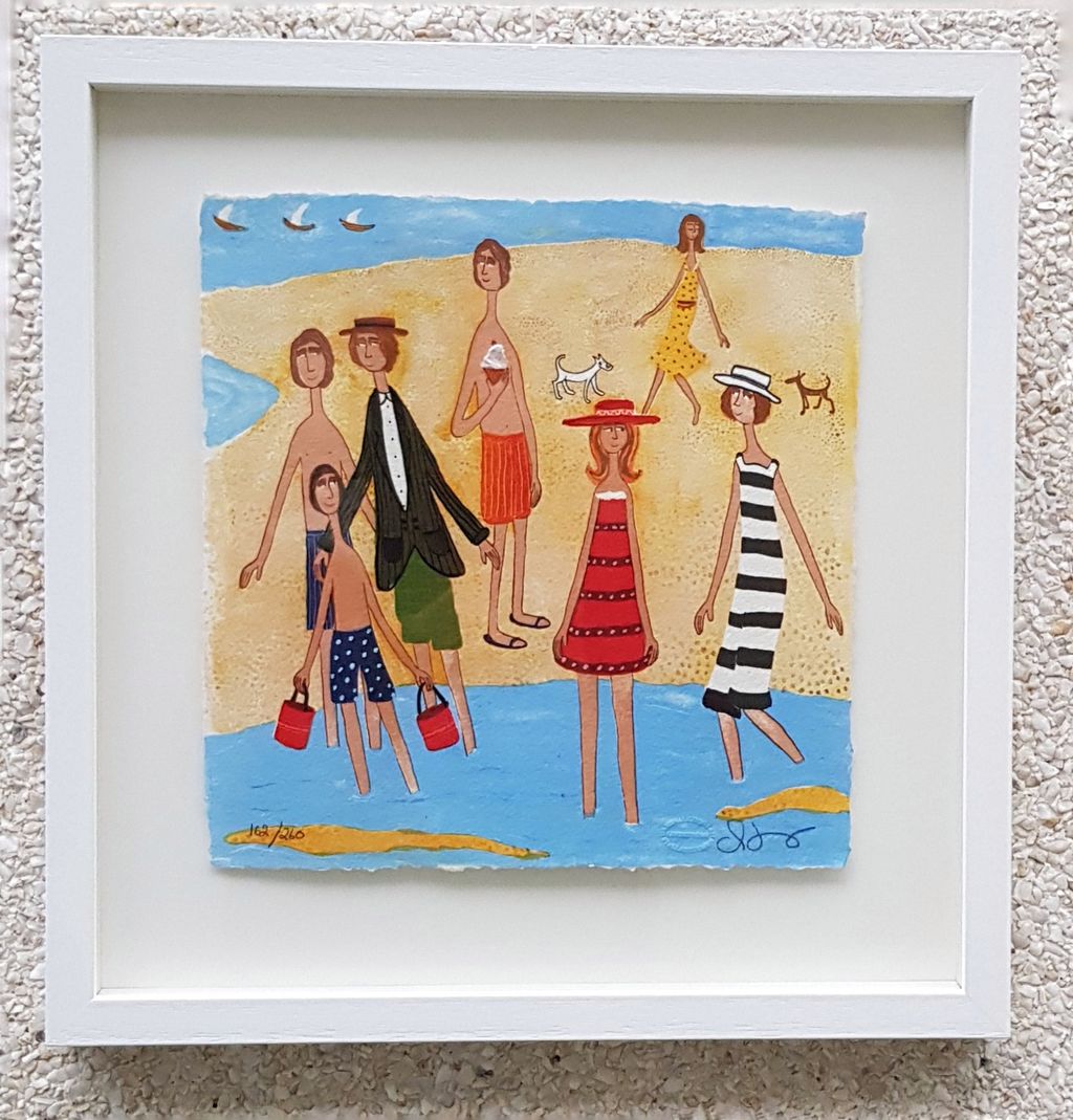 '6 På stranden', 2019, ett konstverk av CarArt