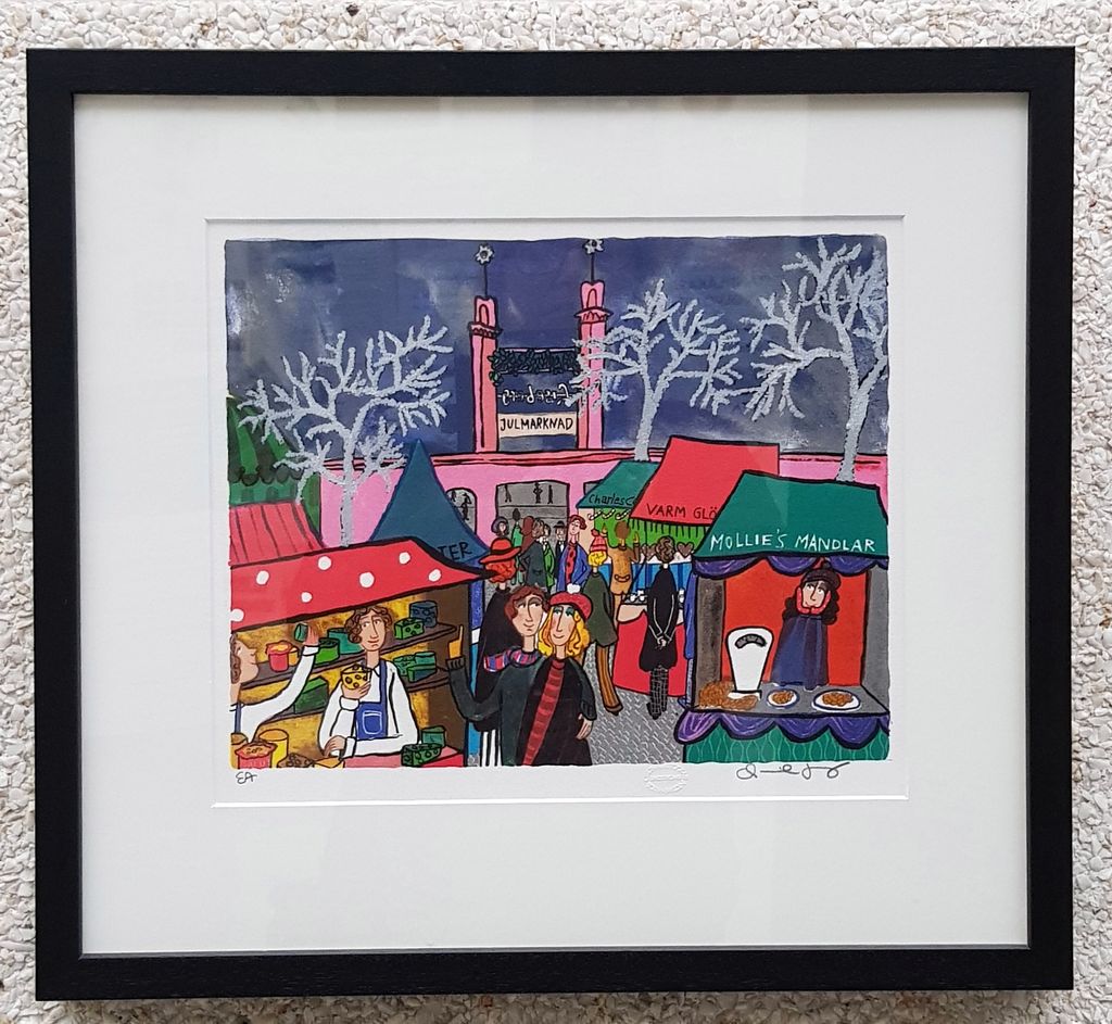 'Julmarknad', 2019, ett konstverk av CarArt