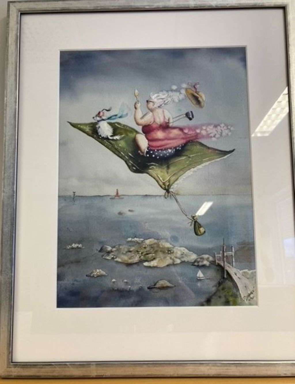 'Flytt till Landet.', ett konstverk av Susanne Langré