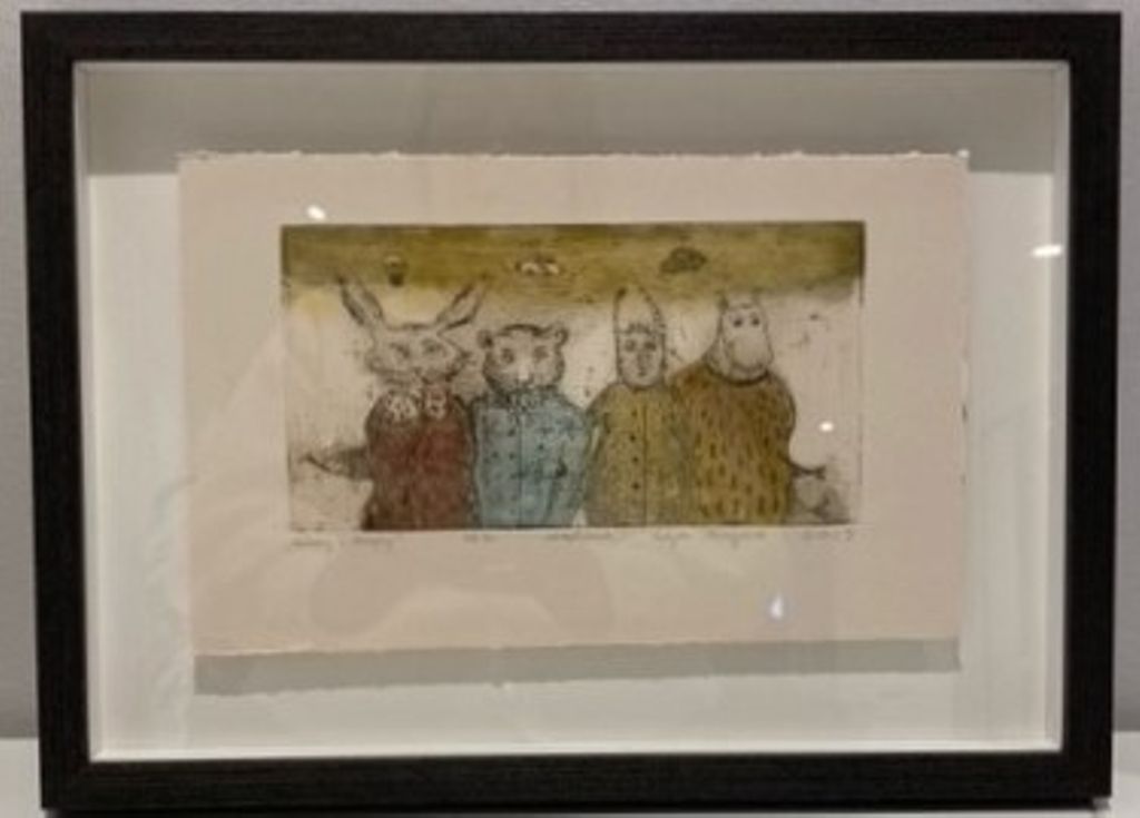 'Djurgrupp ', ett konstverk av Edyta Purzycka