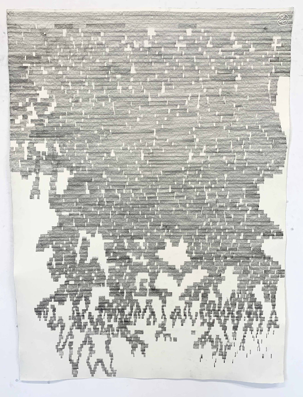 'Organic structure', 2023, ett konstverk av Annelie Wallin