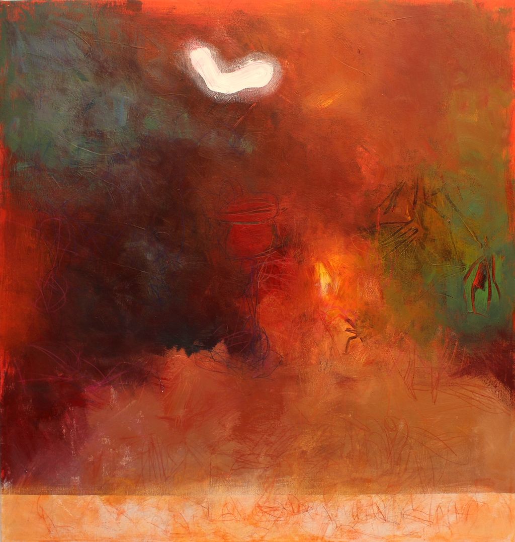 'Besöket', 2020, ett konstverk av Kjell Sundberg