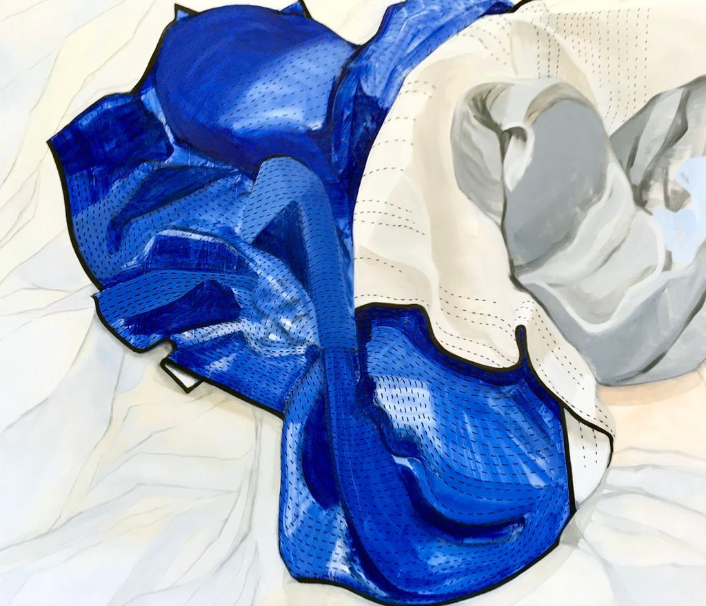 'Blue Cover', 2020, ett konstverk av Andréa Hösel