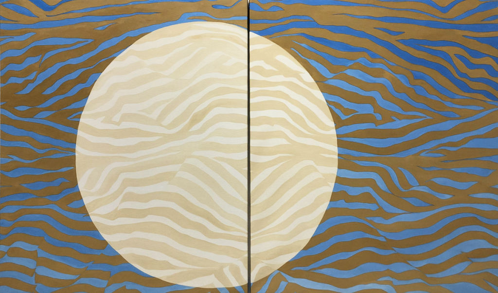 'Augustmoon', 2021, ett konstverk av Andréa Hösel