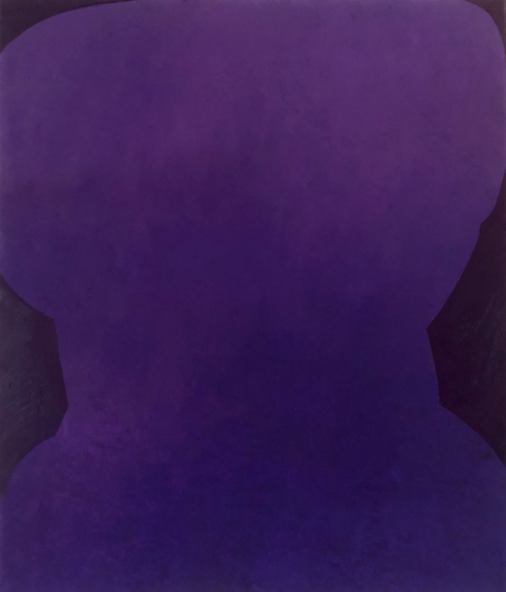 'Glow (small purple)', 2022, ett konstverk av Andréa Hösel