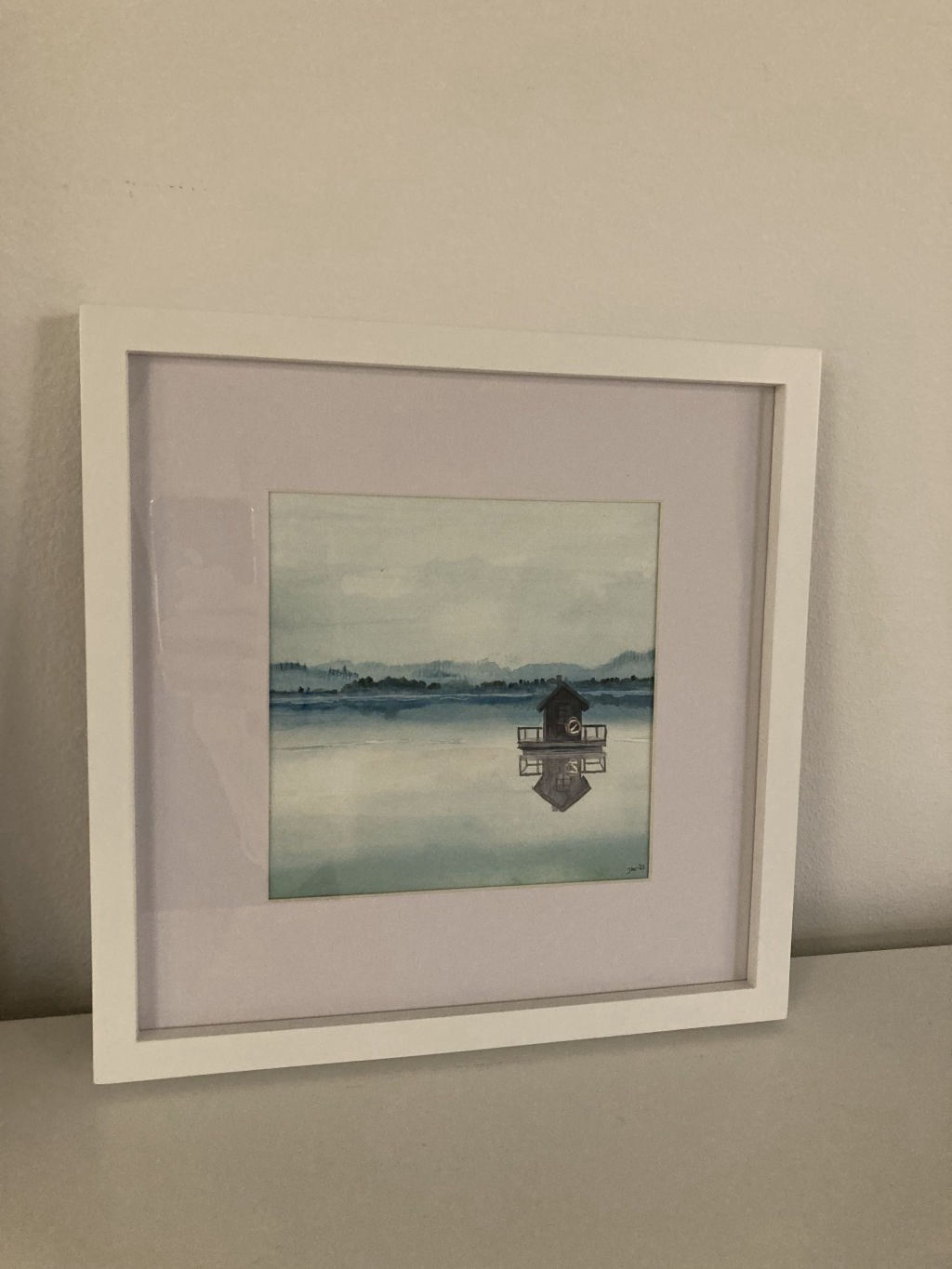 'Bastubåten', ett konstverk av Jenny A. Hill