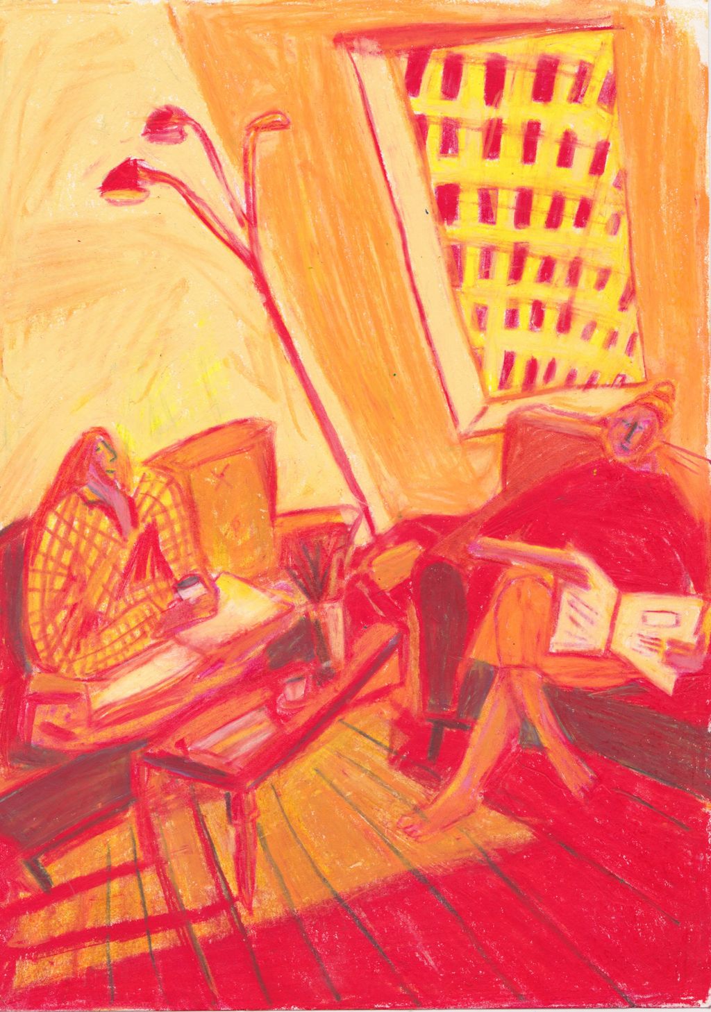 'Lässtund i Hägersten', 2020, ett konstverk av Hanna Järgenstedt