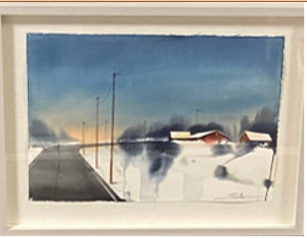 'Byväg', ett konstverk av Peter Sternäng