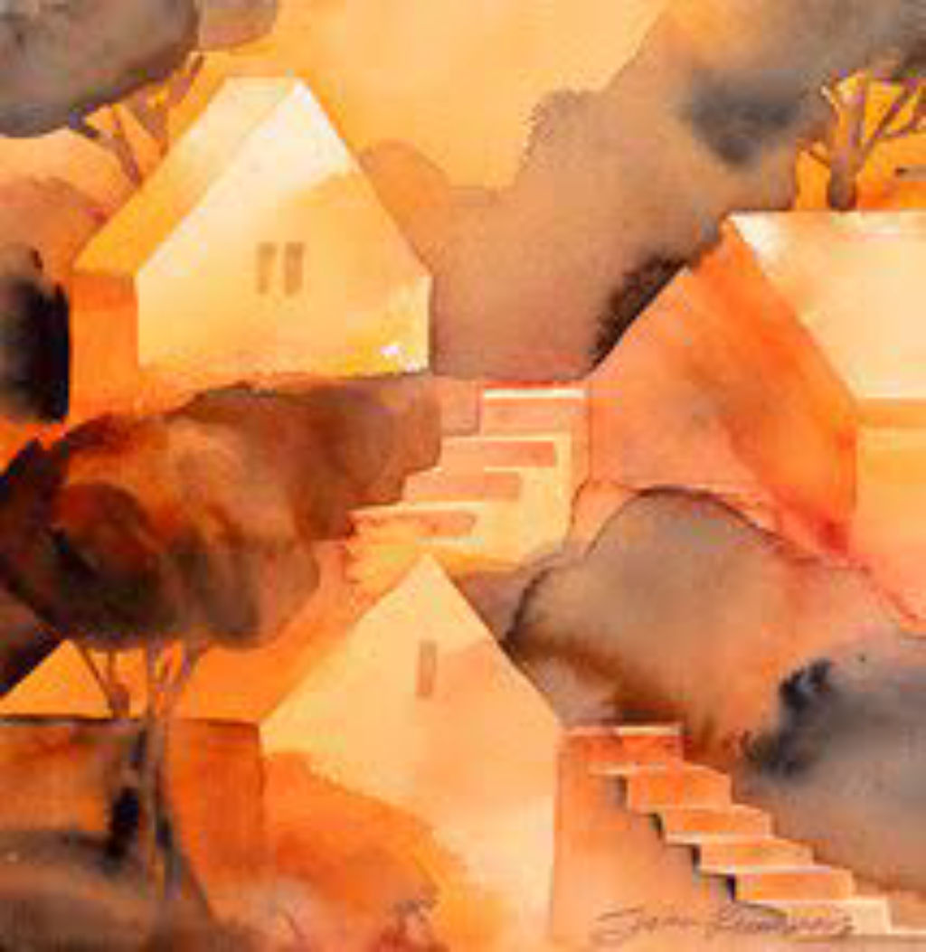 'Morgonljus IV', ett konstverk av Johan Ramberg