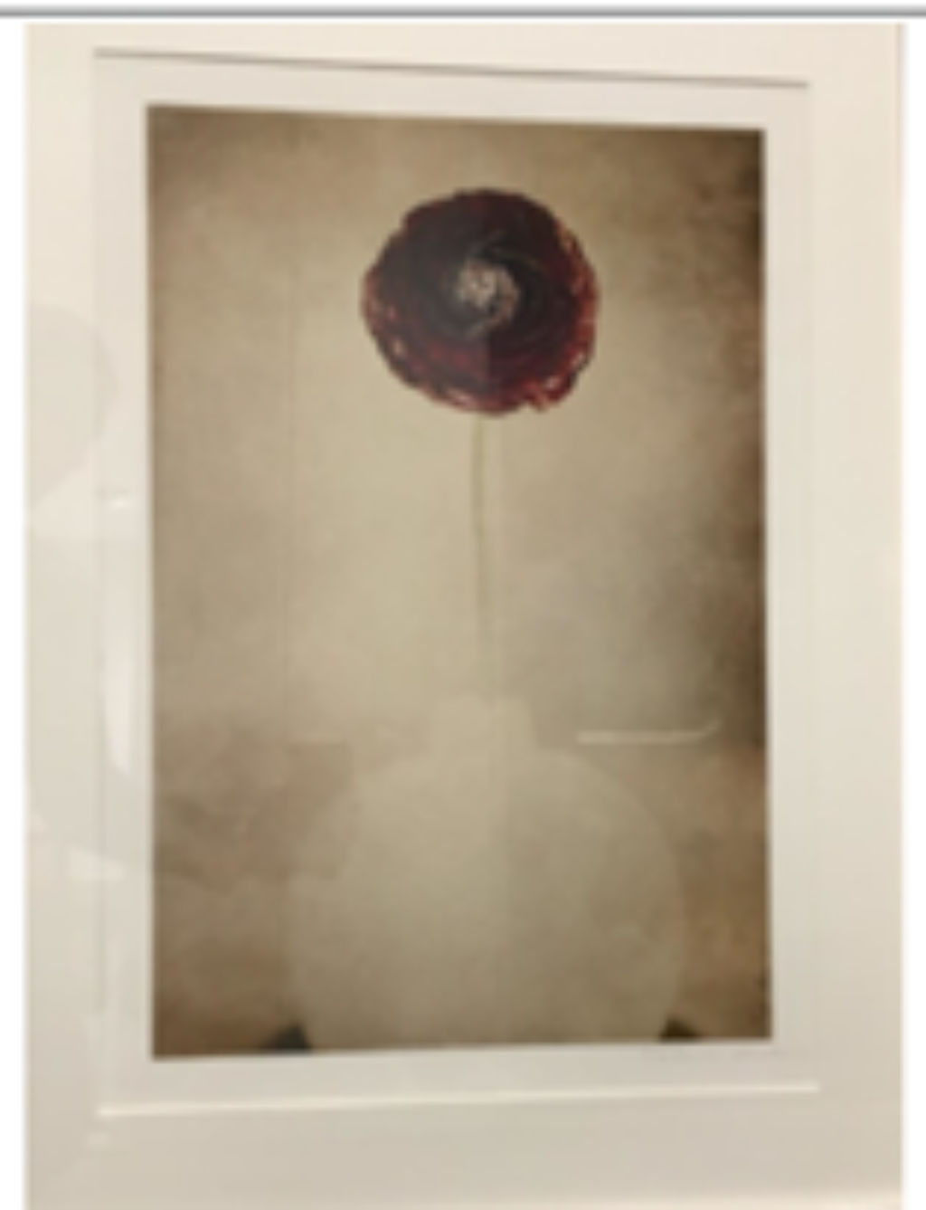 'Ros i vas', ett konstverk av Annelie Westin