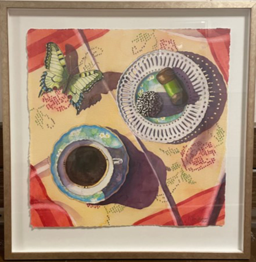 'Dammsugarfika', ett konstverk av Tina Thagesson