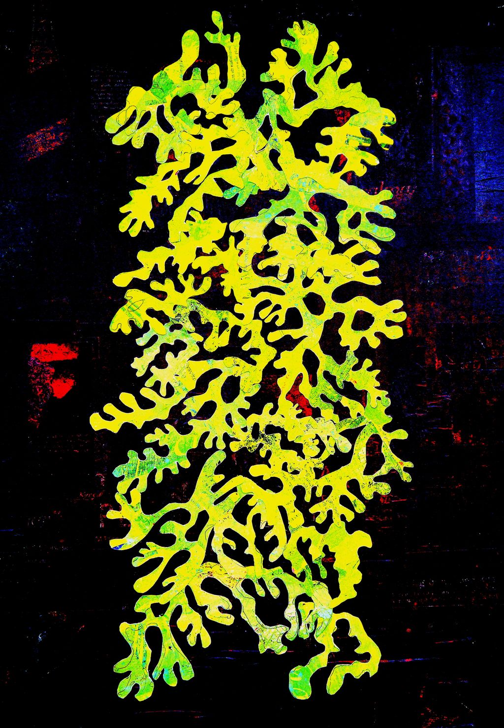 'Lichenologi 1', 2021, ett konstverk av Leif Olin