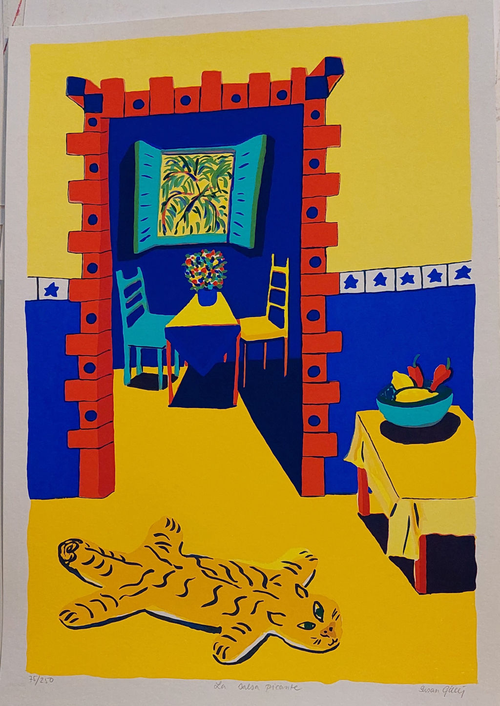 'Verk 8 La Salsa Picante', ett konstverk av Susanne Gillhög