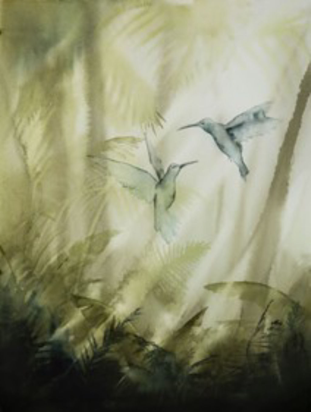 'Verk 16 Forest Light', ett konstverk av Malin Mossberg