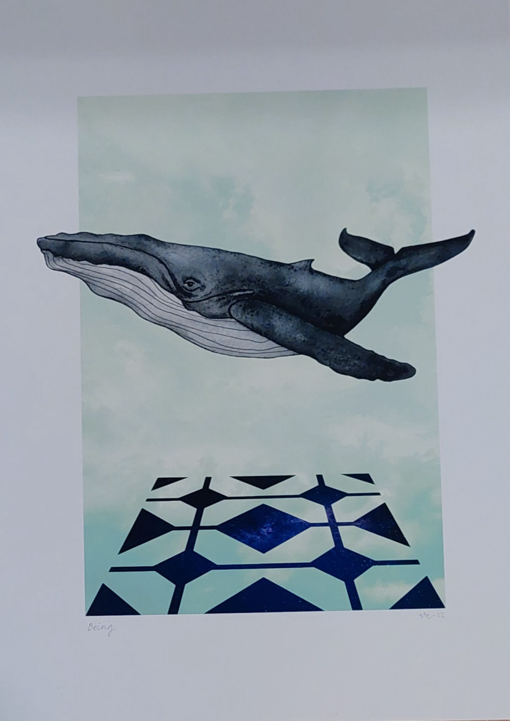 'Verk 19 Being', ett konstverk av Viktoria Nowén