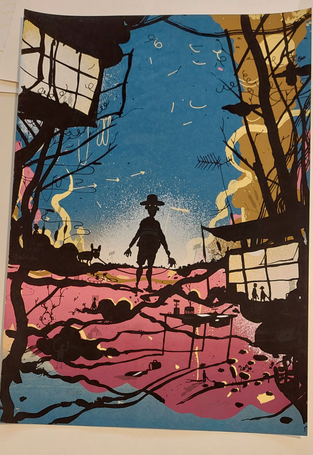 'Verk 25 In between Dialouge', ett konstverk av Simon Fensholm