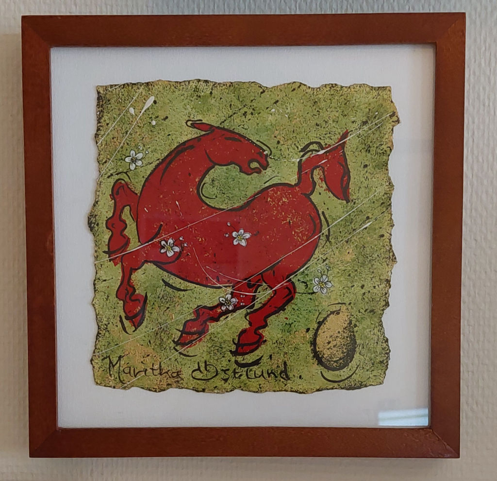 'Verk 2 Häst', ett konstverk av Maritha Östlund