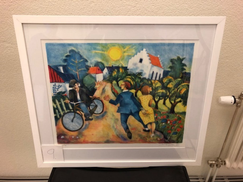 'Cykelmöte', ett konstverk av Jussi Taipaleenmäki