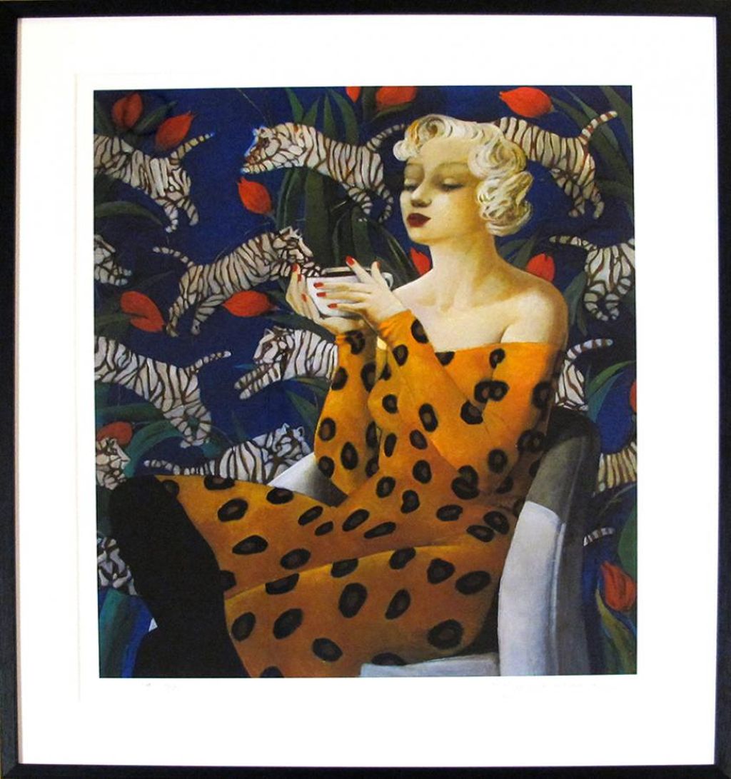 'White tiger', ett konstverk av Olga Semanova