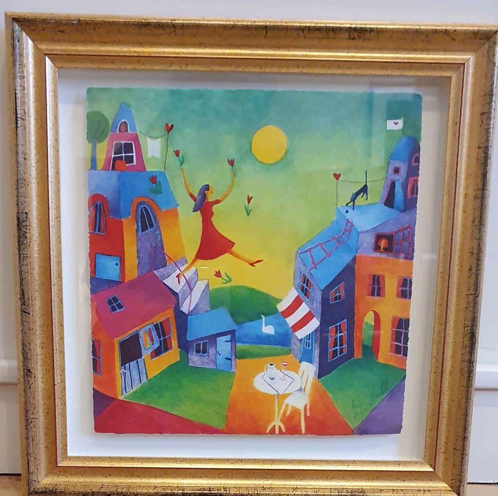 'Tulipan Hopp', ett konstverk av Ingrid Roth