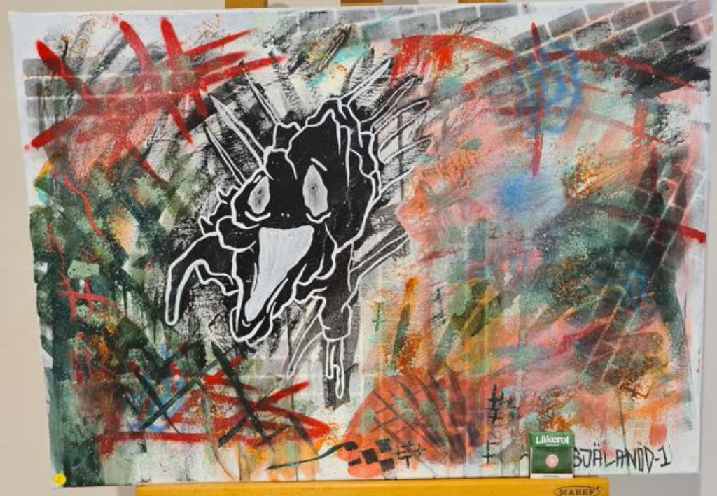 '2. Demon', ett konstverk av Själanöden (Christoffer Strömbom)