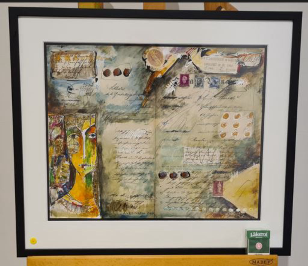 '6. Brevkorrespondens', ett konstverk av Gor Avetsian