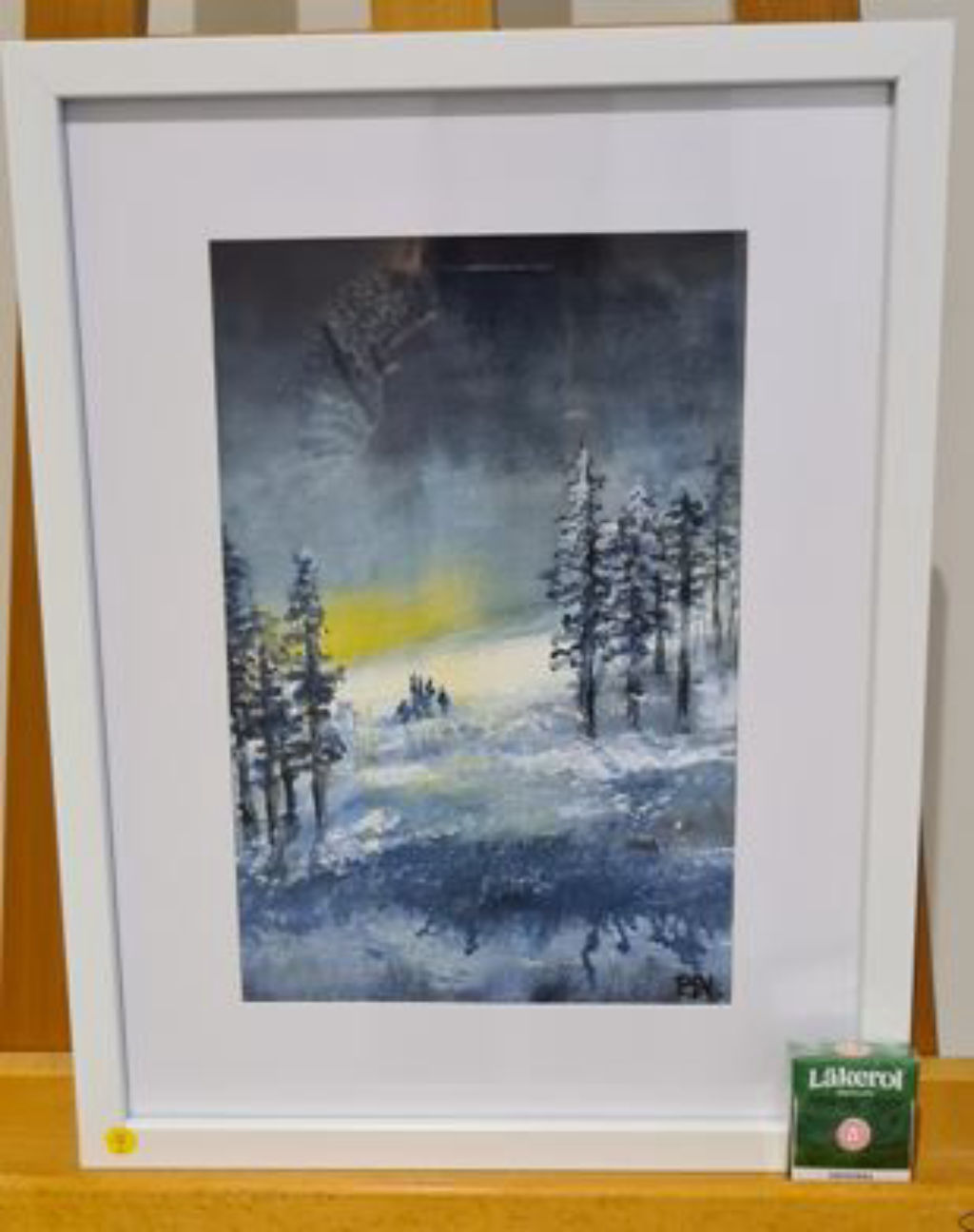 '9.Vinterlandskap', ett konstverk av Birgitta Norberg
