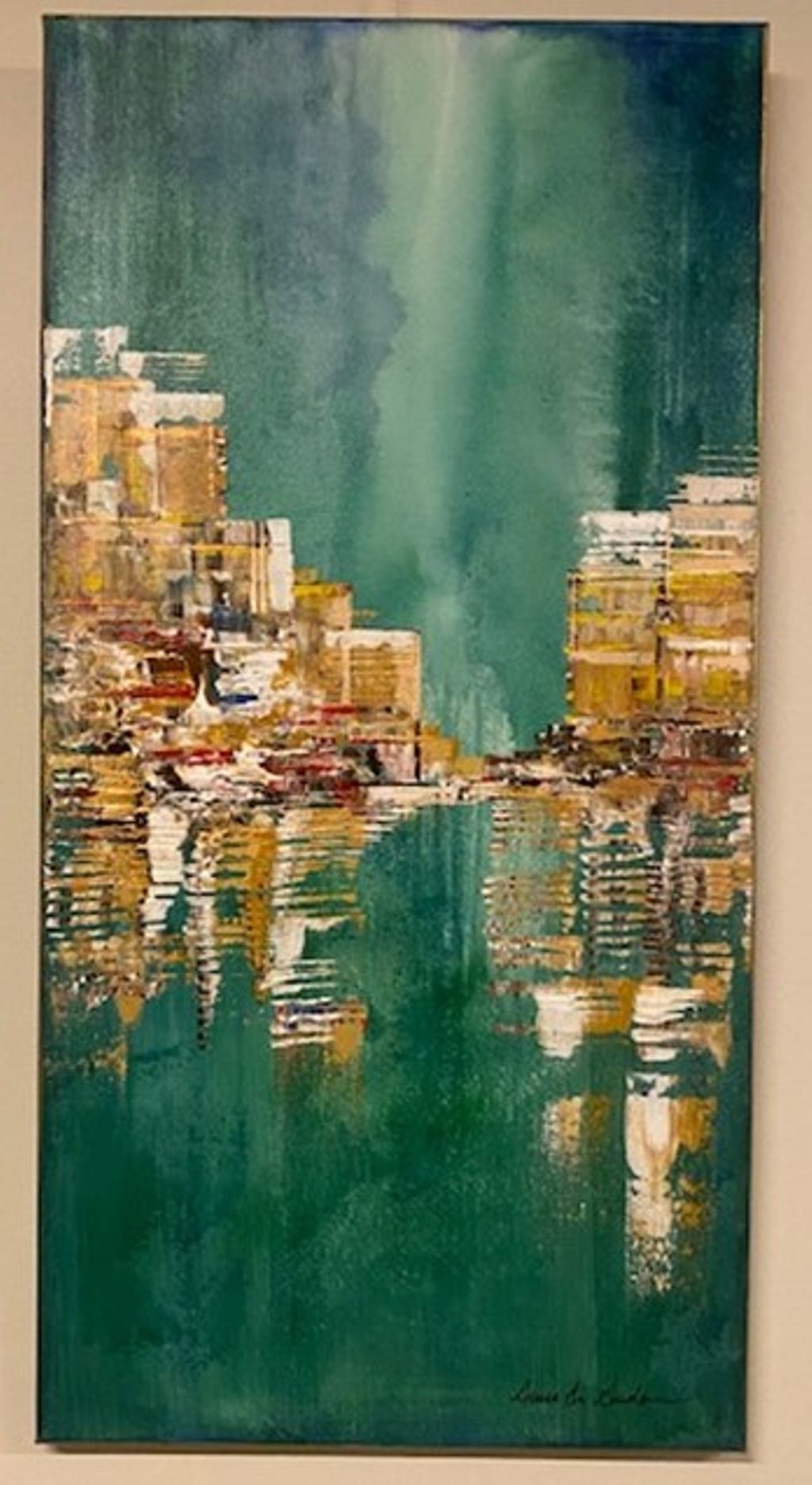 'Stad', ett konstverk av Anne-Lee Andresson