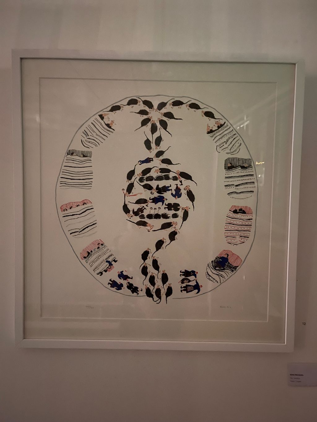 'Mardröm', ett konstverk av Britta Marakatt-Labba