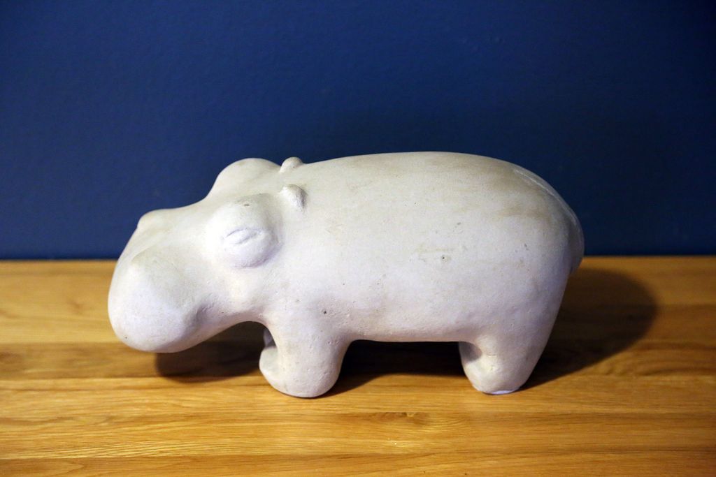 'Flodhäst', 2021, ett konstverk av Anne Nilsson