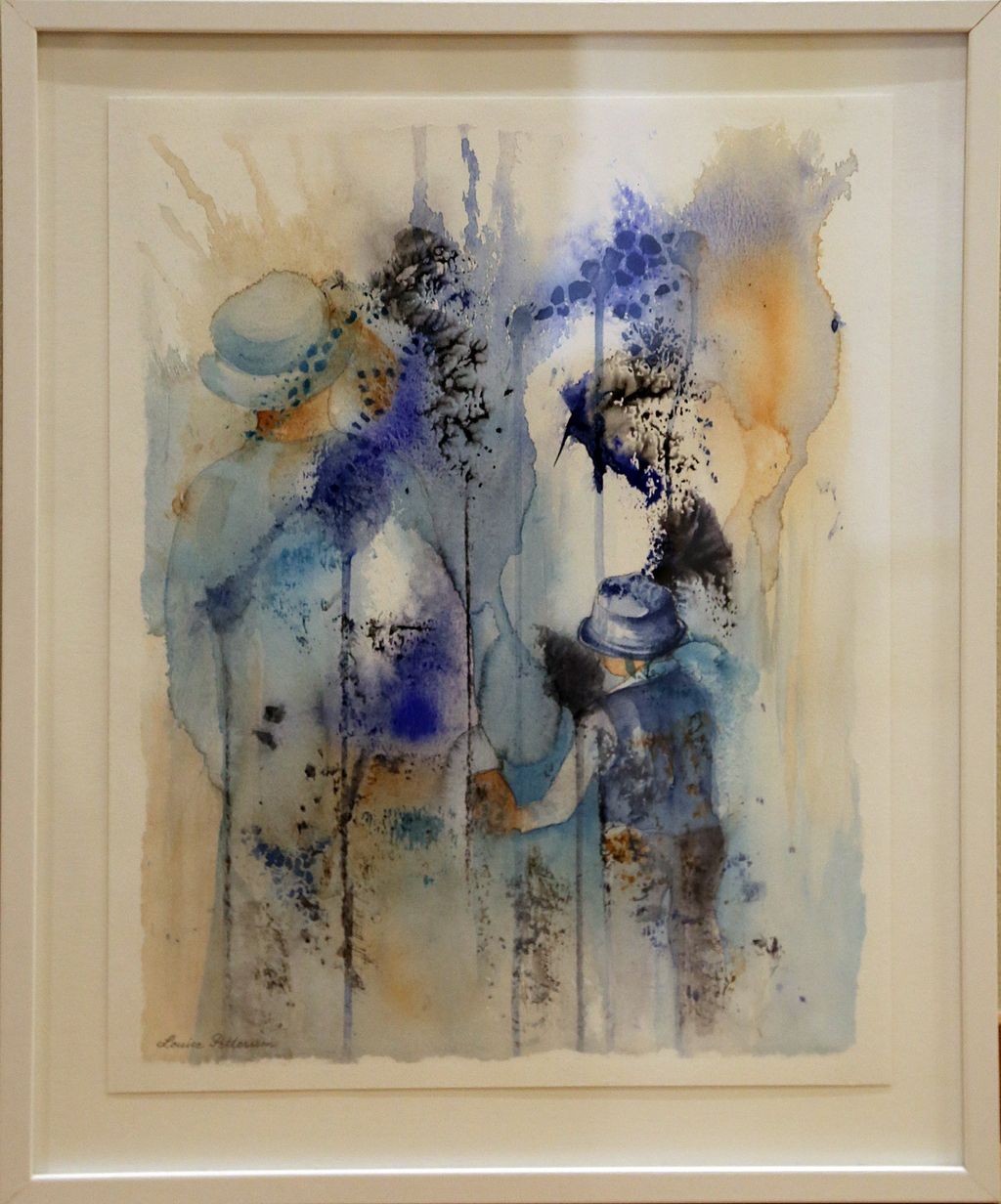 'På promenad', 2021, ett konstverk av Louice Pettersson