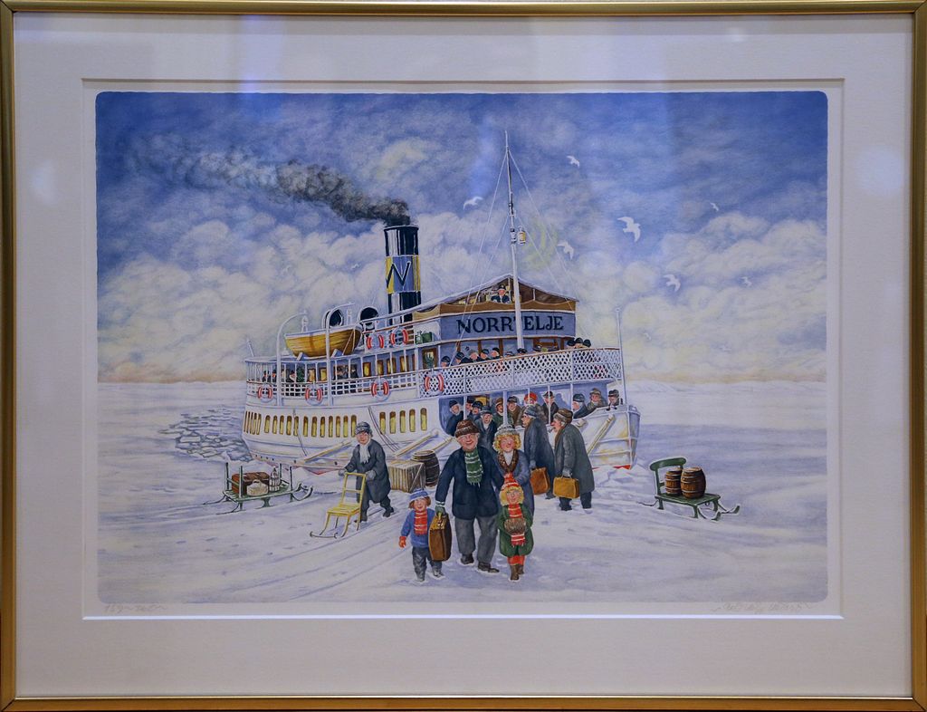 'Norrtelje', 2021, ett konstverk av Bert Håge Haverö