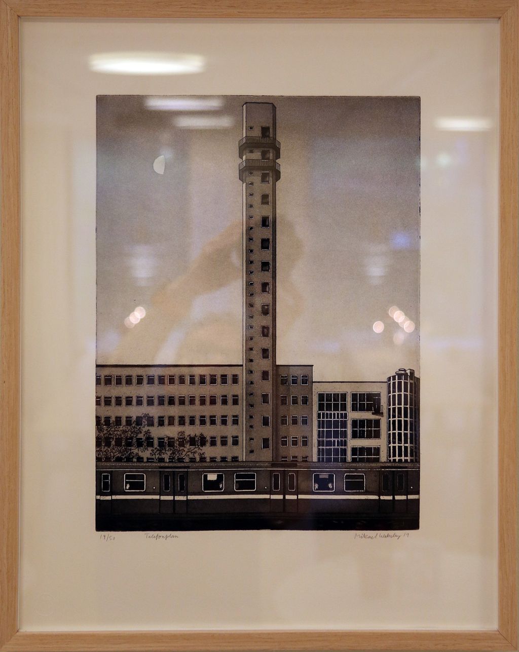 'Telefonplan', 2021, ett konstverk av Mikael Wahrby