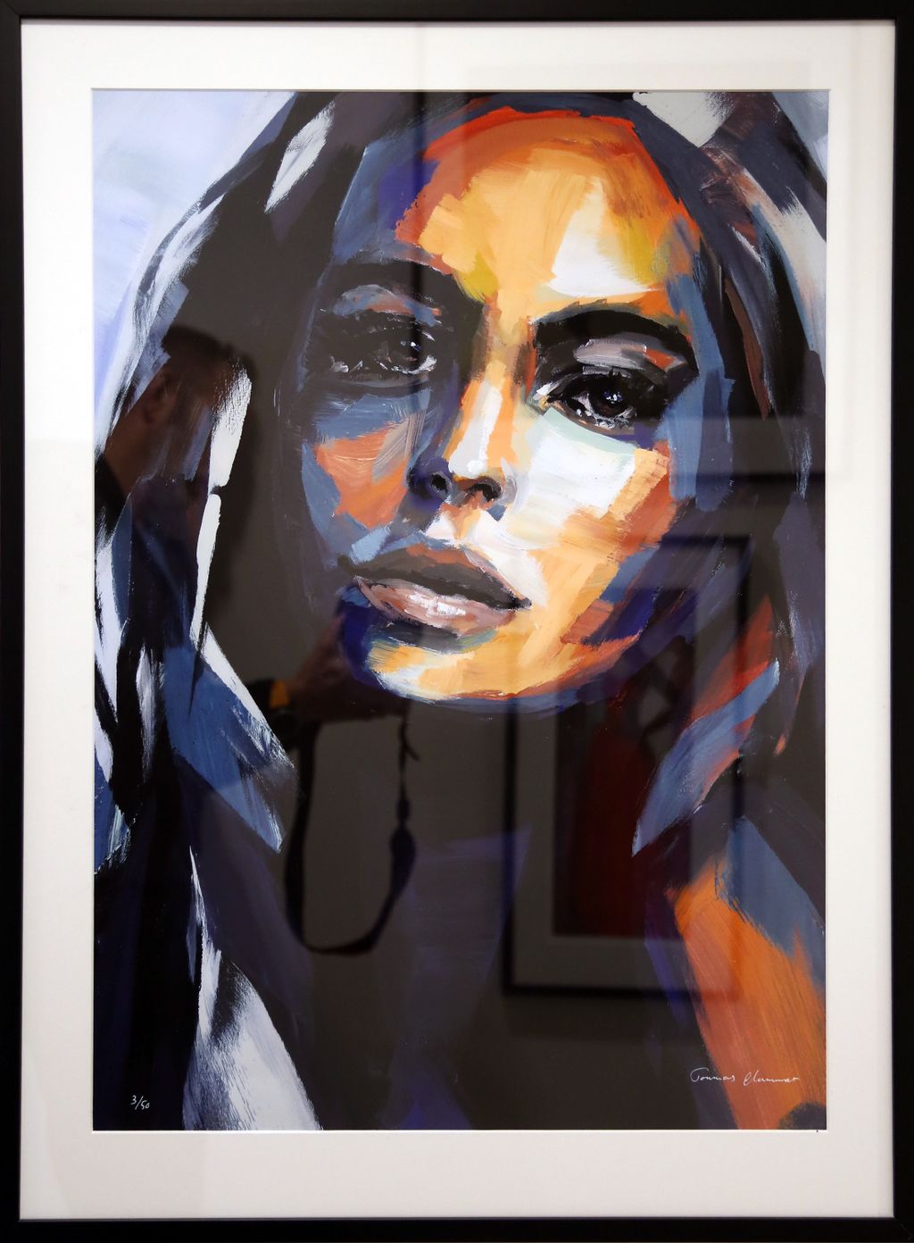 'Porträtt', 2021, ett konstverk av Tomas Hammar