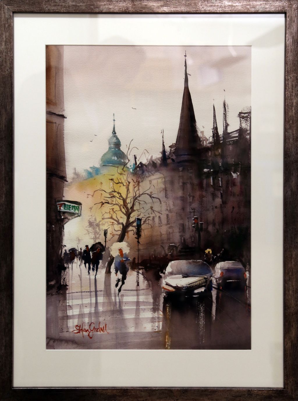 'Staden', 2021, ett konstverk av Stefan Gadnell