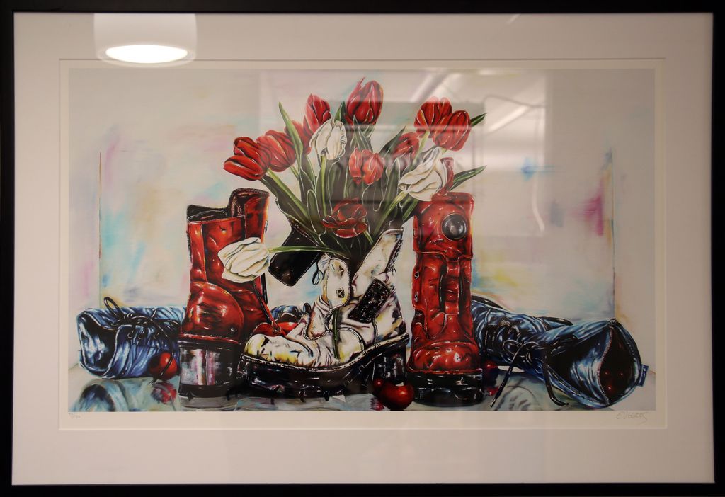 'Välkommen in', 2021, ett konstverk av Caroline af Ugglas