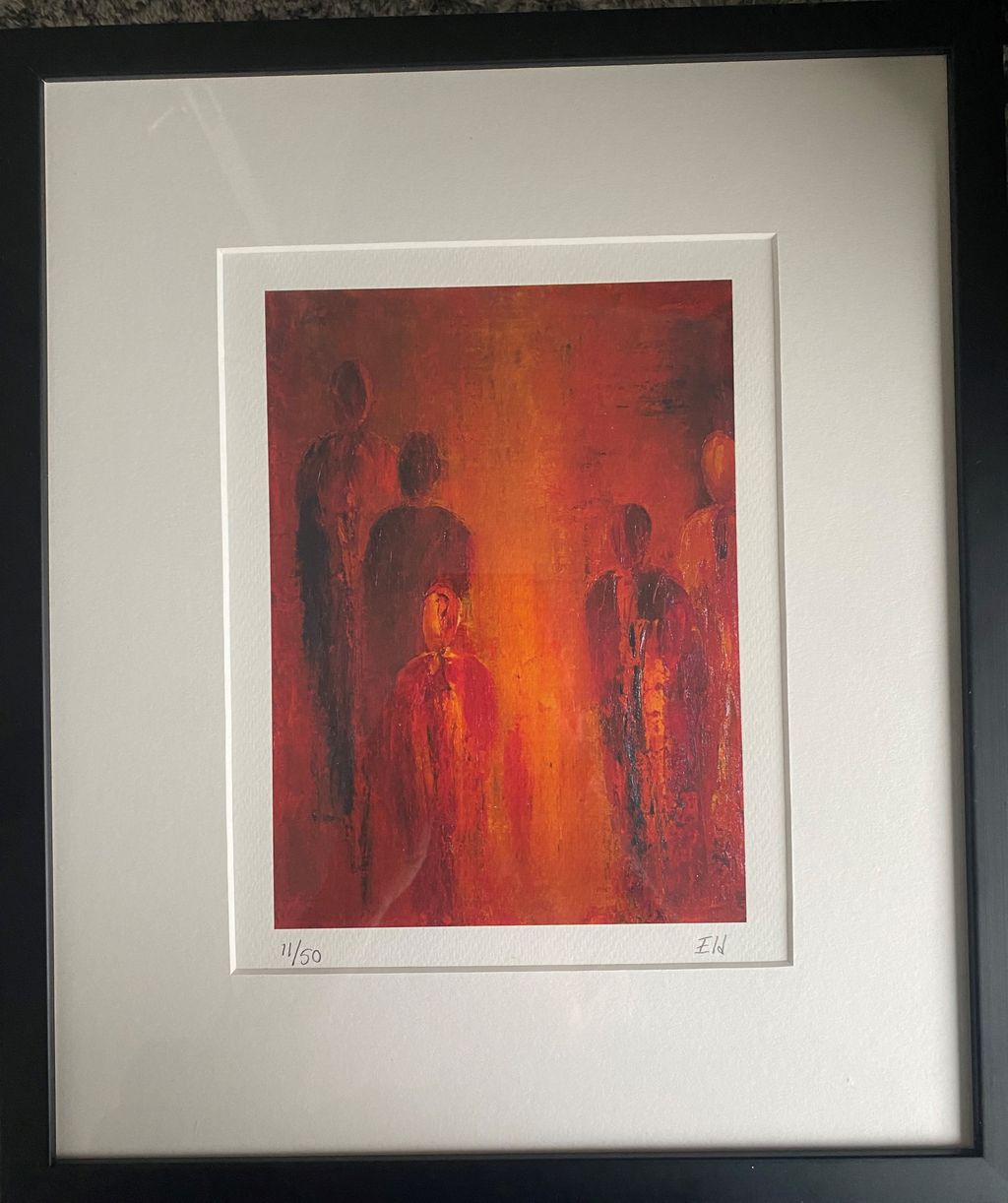 '"Tillsammans" - Gicléetryck - Vald som vinst nr 2', ett konstverk av Gun Eld Sandström