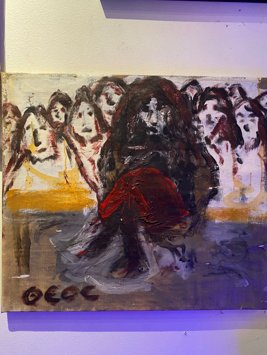 'Självporträtt - vinst nr 9 - vald av Sara Eriksson', ett konstverk av "Ebbot" Torbjörn Lundberg