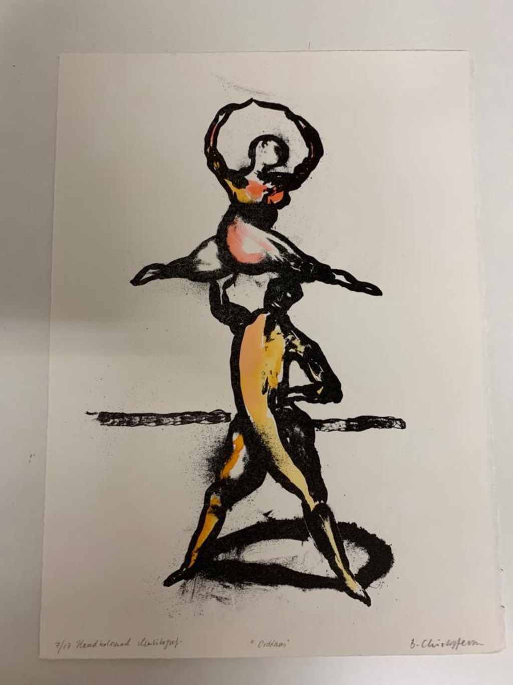 'Orddans, 5 eller 10 års premie', ett konstverk av Barbro Christoffersson