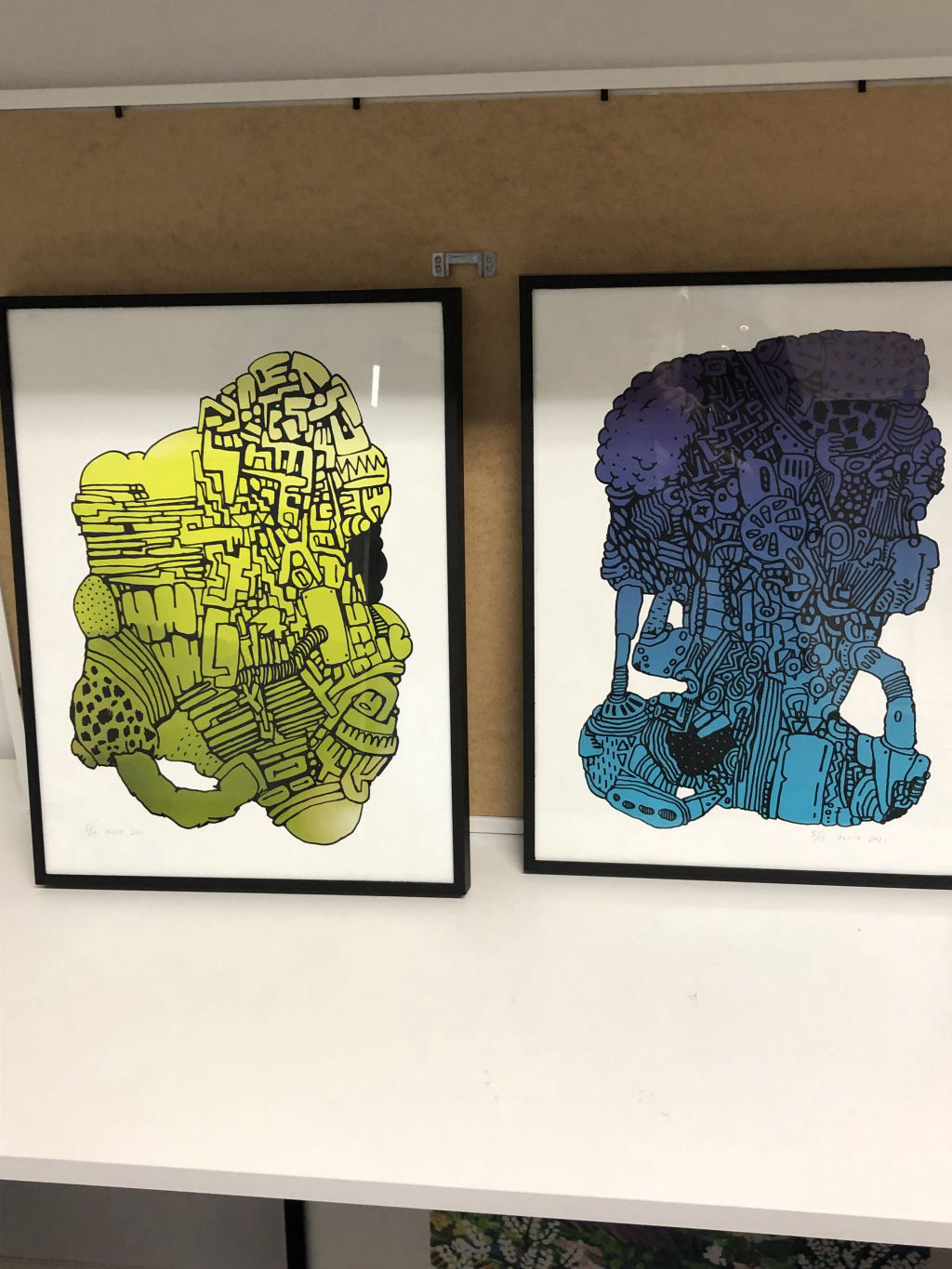 'Fading 1 och 2', ett konstverk av Jonathan Josefsson / Ollio